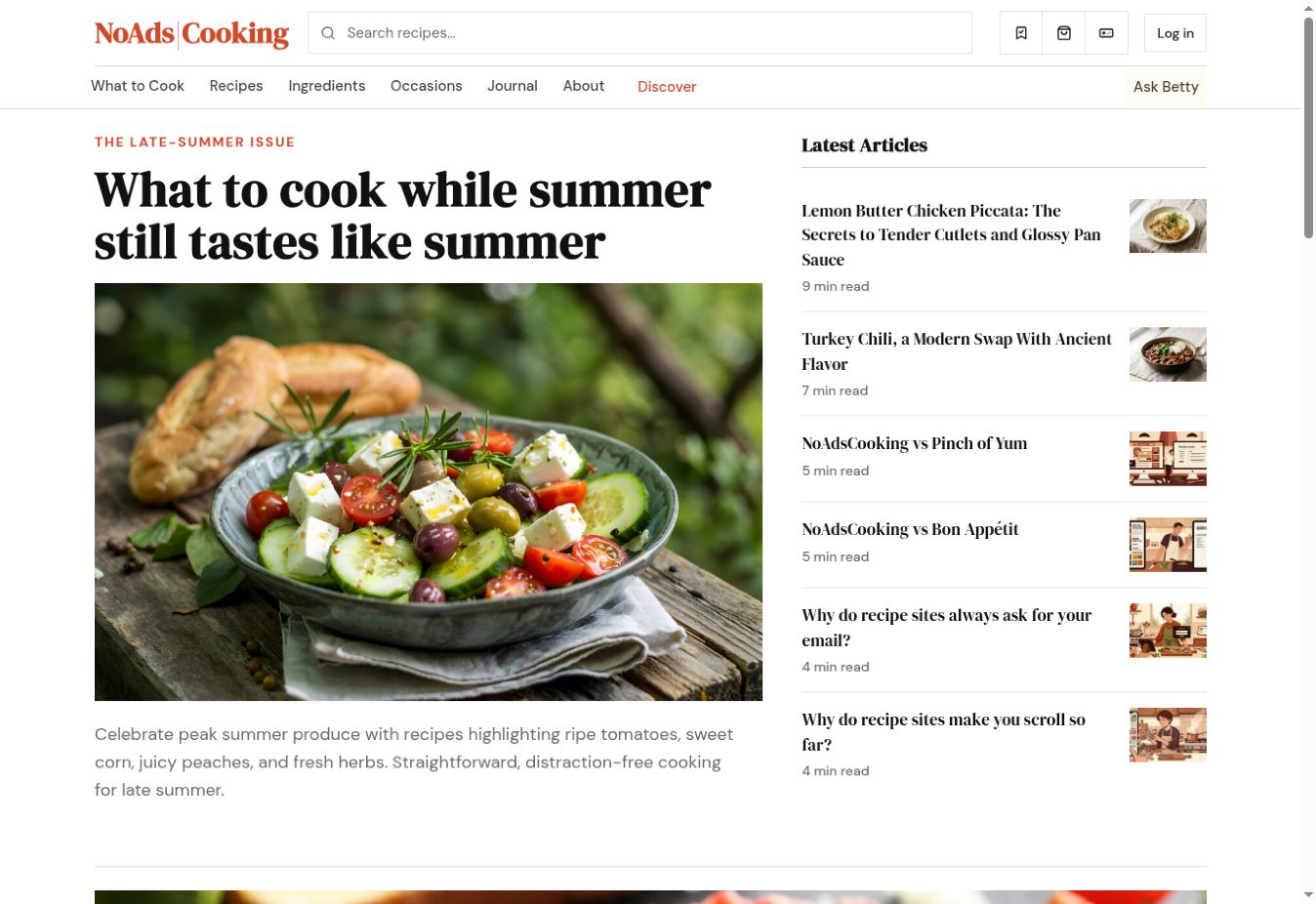 NoAdsCooking product screenshot